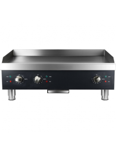 Commercial Griddle Smooth 915x620x360mm 12kW Electric | DA-HEG836