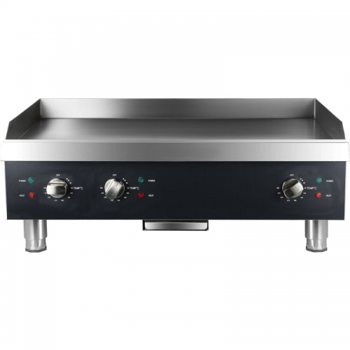 Commercial Griddle Smooth 915x620x360mm 12kW Electric | DA-HEG836