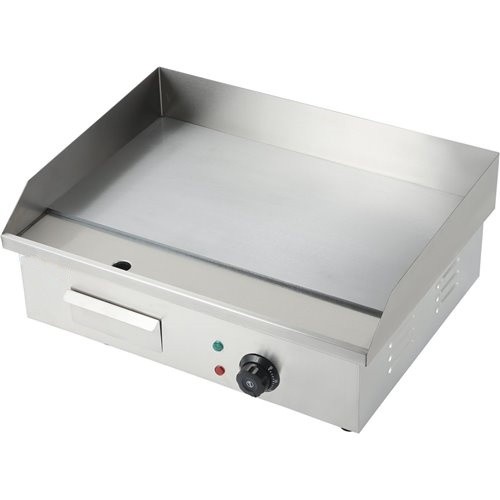 Commercial Griddle Smooth 540x400x200mm 3kW Electric | DA-EG818B