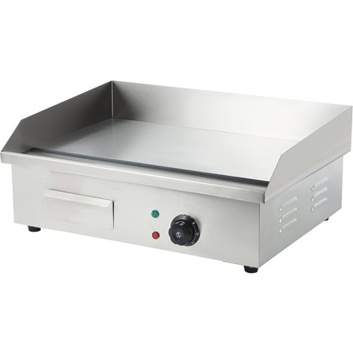 Commercial Griddle Smooth 540x400x200mm 3kW Electric | DA-EG818B