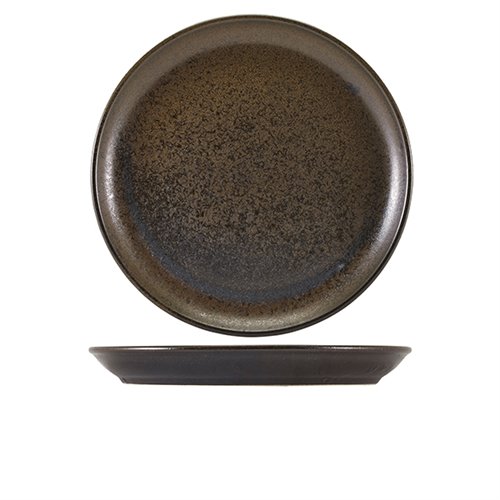 Terra Porcelain Black Coupe Plate 30.5cm