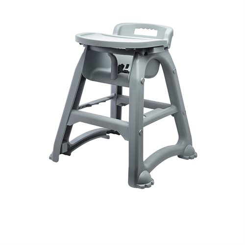 GenWare Grey PP Stackable High Chair