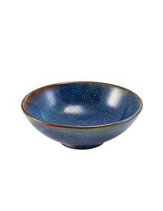 Terra Porcelain Aqua Blue Noodle Bowl 20.2cm