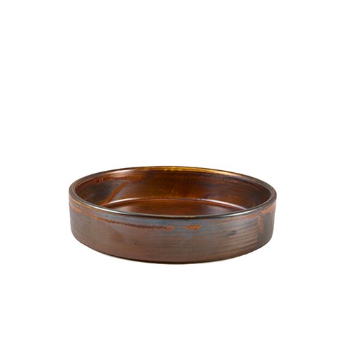 Terra Porcelain Rustic Copper Presentation Bowl 18cm