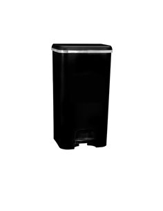 Black Polypropylene Pedal Bin 37L