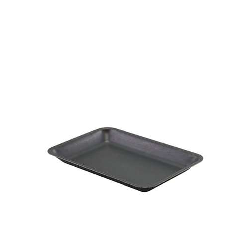 GenWare Black Vintage Steel Tray 20 x 14cm