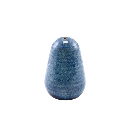 Terra Porcelain Aqua Blue Salt Shaker