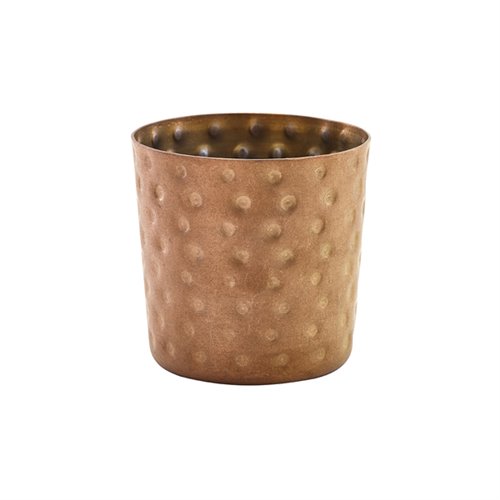 GenWare Copper Vintage Steel Hammered Serving Cup 8.5 x 8.5cm
