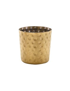 GenWare Gold Vintage Steel Hammered Serving Cup 8.5 x 8.5cm