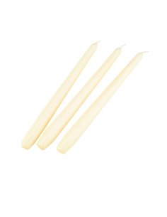 Tapered Candle 10” Ivory (Pack 50)