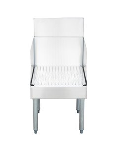 Commercial Recessed Bar Drainboard with Backsplash Stainless steel 460x640x760mm | DA-RPBDU2518 2