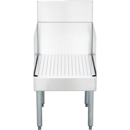 Commercial Recessed Bar Drainboard with Backsplash Stainless steel 460x640x760mm | DA-RPBDU2518