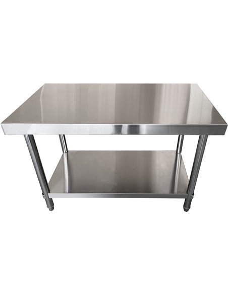 Professional Work table Stainless steel Bottom shelf 800x600x850mm | DA-TOR8060