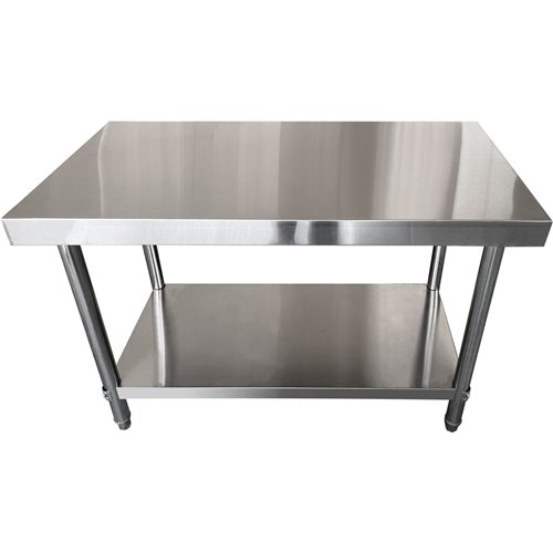 Professional Work table Stainless steel Bottom shelf 1400x600x850mm | DA-TOR1460