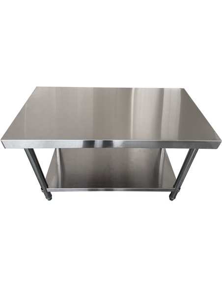Professional Work table Stainless steel Bottom shelf 1400x600x850mm | DA-TOR1460