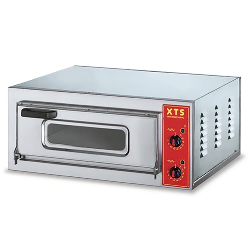 Italian Electric Pizza Oven 1 chamber 500x510mm Capacity 2 pizzas at 9&quot | XTS F140EA500