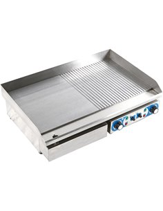 Commercial Giant Griddle Half Ribbed 728x393mm 2  Zones 4.4kW Electric | WHEG820AFR 2