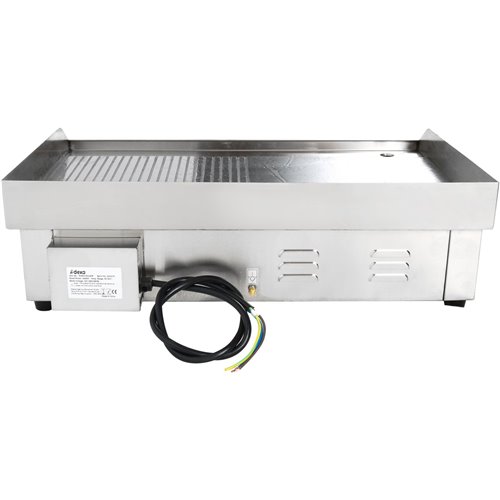 Commercial Giant Griddle Half Ribbed 728x393mm 2  Zones 4.4kW Electric | WHEG820AFR