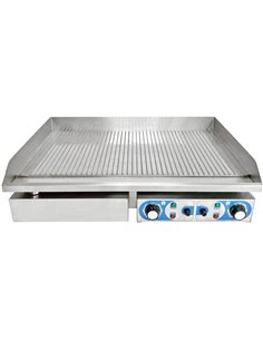 Commercial Griddle Ribbed 728x393mm 2 zones 4.4kW Electric | DA-WHEG820AR 2