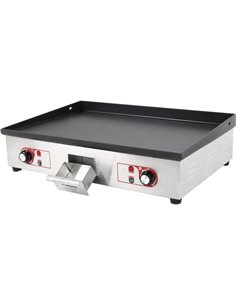 Commercial Griddle Smooth 730x500mm Enamelled plate 3kW Electric | DA-EG7350