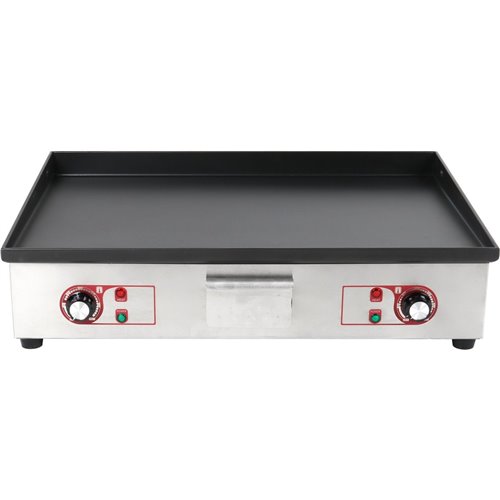 Commercial Griddle Smooth 730x500mm Enamelled plate 3kW Electric | DA-EG7350