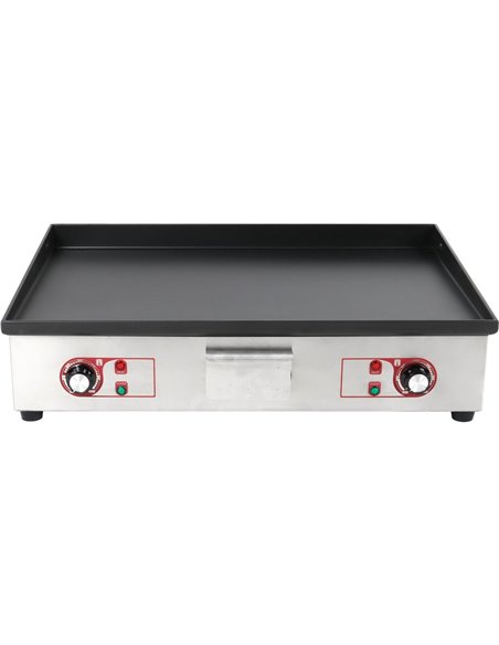Commercial Griddle Smooth 730x500mm Enamelled plate 3kW Electric | DA-EG7350
