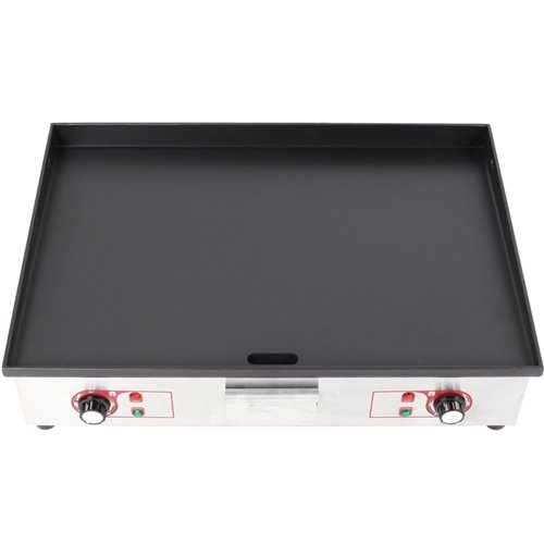 Commercial Griddle Smooth 730x500mm Enamelled plate 3kW Electric | DA-EG7350
