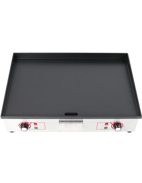 Commercial Griddle Smooth 730x500mm Enamelled plate 3kW Electric | DA-EG7350