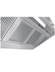 Wall type Extraction canopy with Filter &amp Fan &amp Lights &amp Speed control 1000x700x450mm | DA-VH107F 2