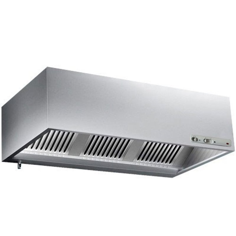 Box Wall type Extraction canopy with Filter & Fan & Lights & Speed ...