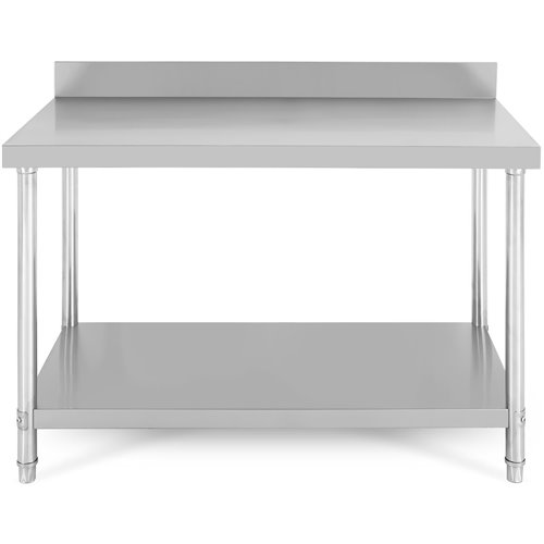Commercial Work Table Stainless Steel Rear Upstand Bottom shelf 1000x600x850mm | DA-SW1006S