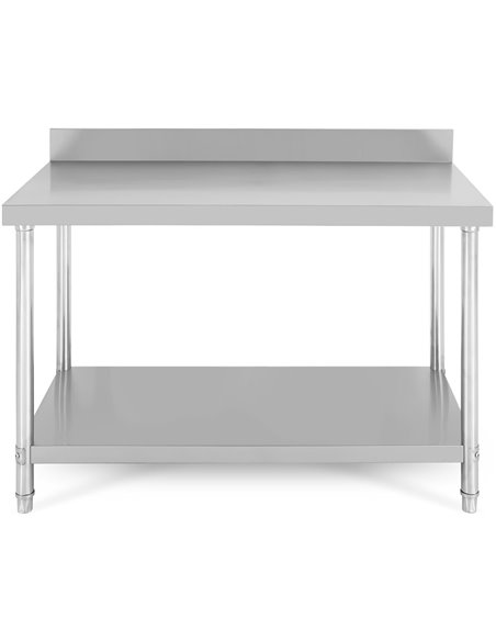 Commercial Work Table Stainless Steel Rear Upstand Bottom shelf 1000x600x850mm | DA-SW1006S