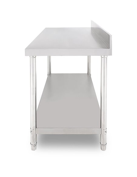 Commercial Work Table Stainless Steel Rear Upstand Bottom shelf 1000x600x850mm | DA-SW1006S