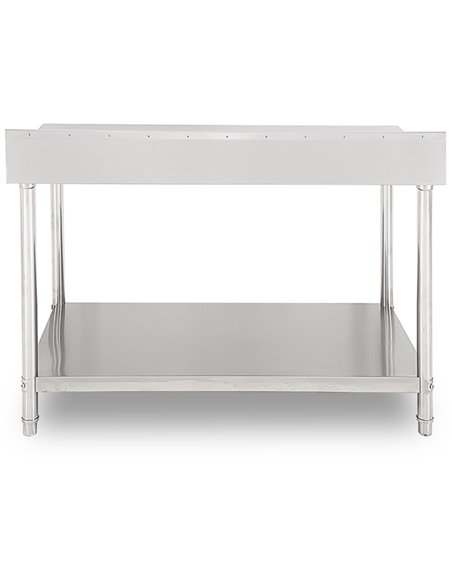 Commercial Work Table Stainless Steel Rear Upstand Bottom shelf 1000x600x850mm | DA-SW1006S