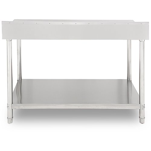 Commercial Work Table Stainless Steel Rear Upstand Bottom shelf 800x600x850mm | DA-SW806S