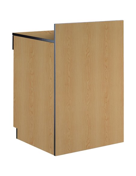 Natural Color Waitress Station with Drawer and Adjustable Shelf 915x610x915mm | DA-GSWS003N