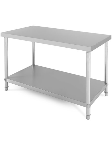 Commercial Work Table Stainless Steel Bottom Shelf 1400x700x850mm | DA-SW1407