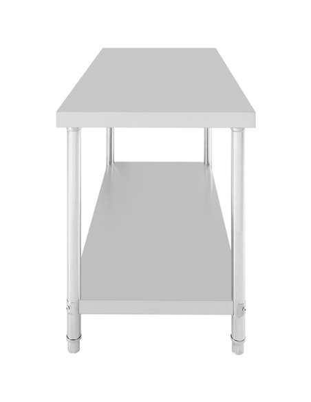 Commercial Work Table Stainless Steel Bottom Shelf 2000x600x850mm | DA-SW2006