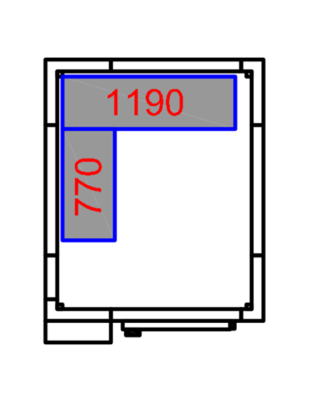 Freezer room with Freezing unit 1800x1500x2010mm Volume 4.1m3 | Stalwart DA-FR1815201