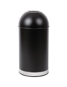 Commercial Open-Top Waste Bin 65 Litres Black | Stalwart DA-JY981065L