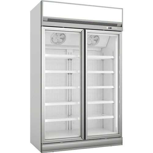 Commercial Display cooler 1195 litres Double hinged doors Top mount | Stalwart DA-TR101