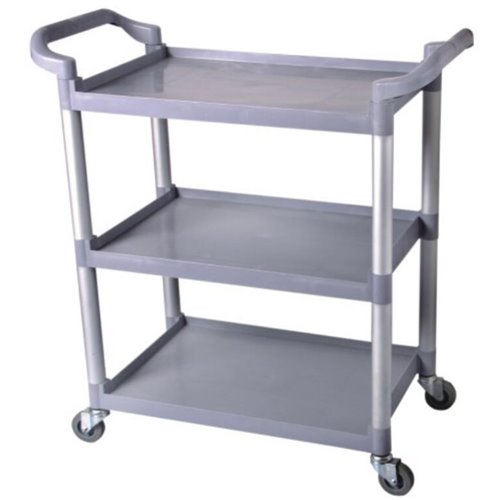 Professional Utility Trolley Multi-purpose 3 tier Grey 860x420x930mm | Stalwart DA-JYXUC405GREY