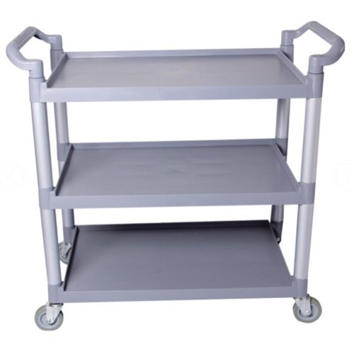 Professional Utility Trolley Multi-purpose 3 tier Grey1070x500x990mm | Stalwart DA-JYXUC407GREY