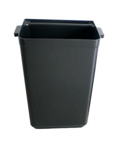 Professional Refuse Bin Black 380x235x530mm| Stalwart DA-JYXGB01