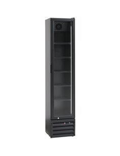 Commercial Display Refrigerator with Glass door 220 litres Black | Stalwart DA-BLG2201M