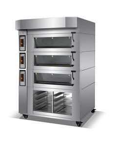 Commercial Electric Bakery Oven with Shelves 19.8kW | Stalwart DA-EO36