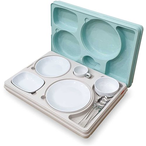 Professional Thermo Meal Tray with 5 Compartments | Stalwart DA-TT5N