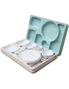 Professional Thermo Meal Tray with 6 Compartments | Stalwart DA-TT6N