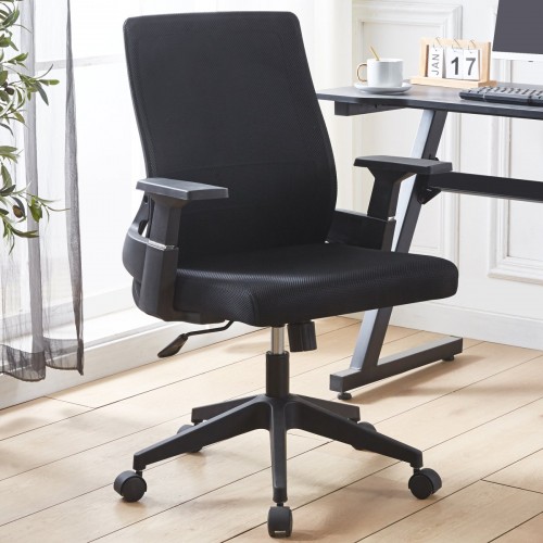 Mesh Office Chair Black | Stalwart DA-OC531