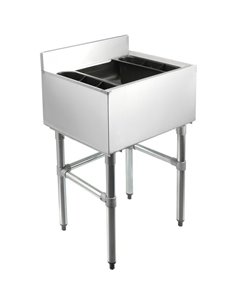 Commercial Ice bin Underbar Splashback Stainless steel | DA-IB181808